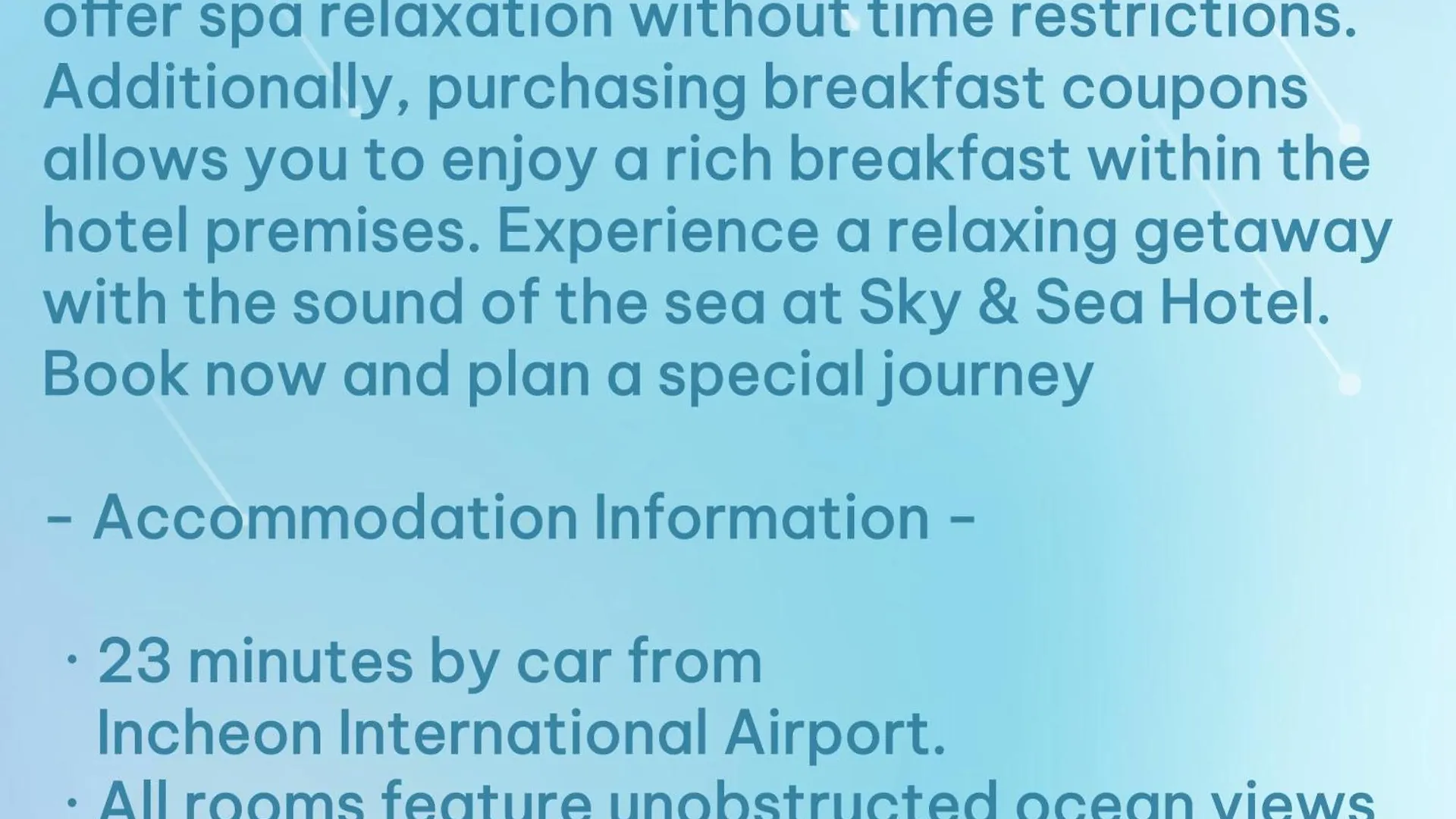 Inchon Sky And Sea Ocean View Hotel 4*, Incheon